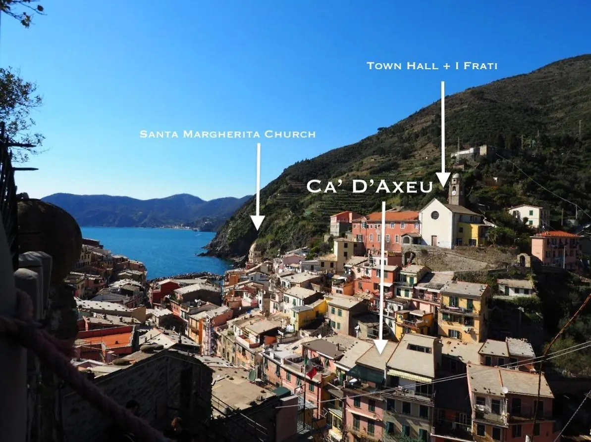 Ca D'Axeu Traditional Apartment Vernazza